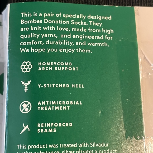 2 pair of Bombas socks NWT - Picture 5 of 5